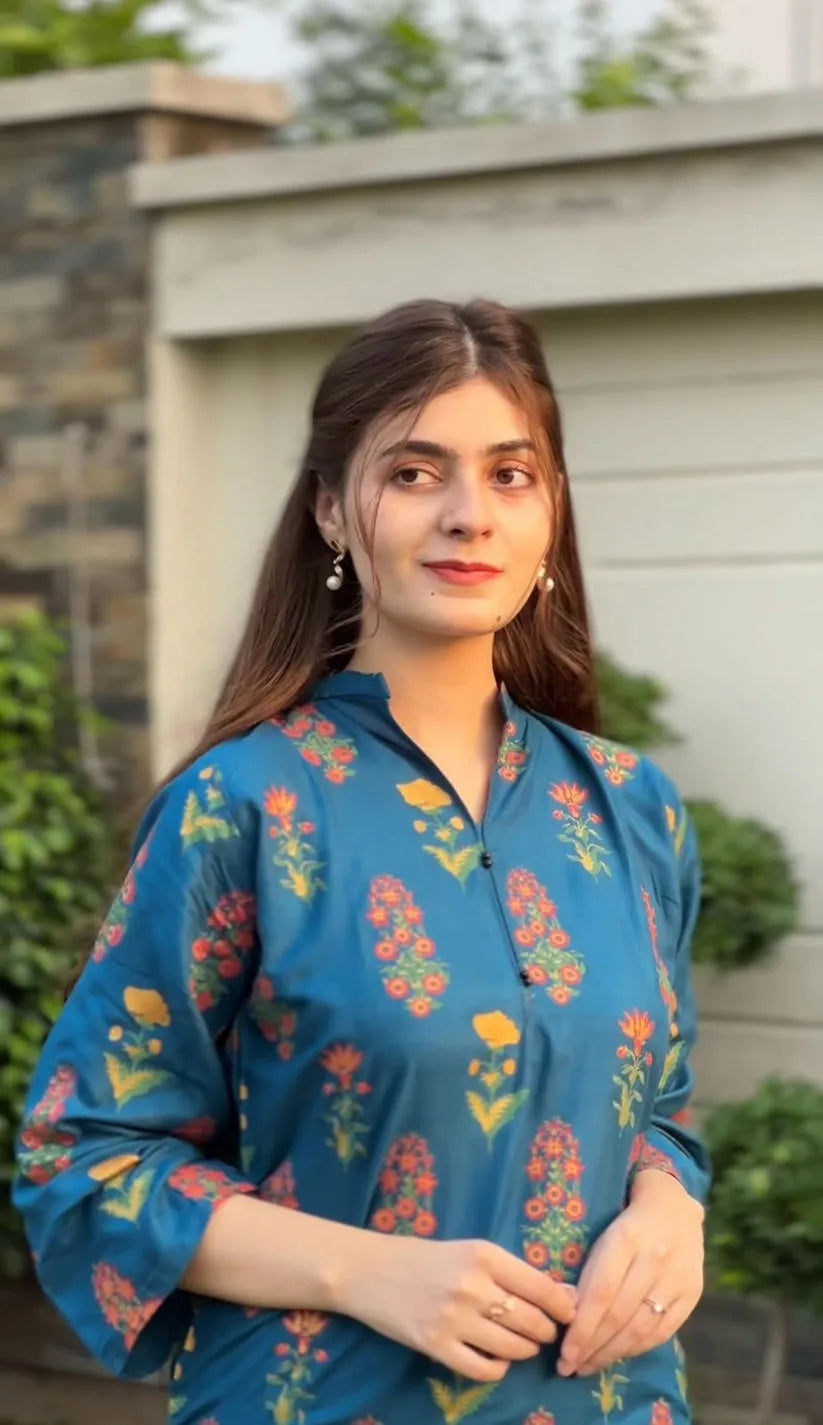 Zinc Floral Modest Dress for Women – Casual & Evening Dresses | Available in S, M, L