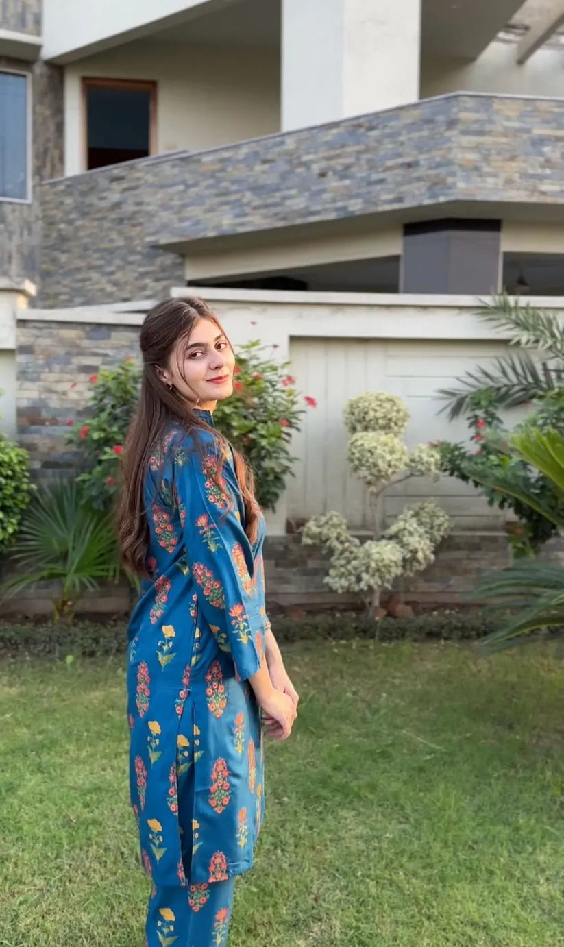 Zinc Floral Modest Dress for Women – Casual & Evening Dresses | Available in S, M, L